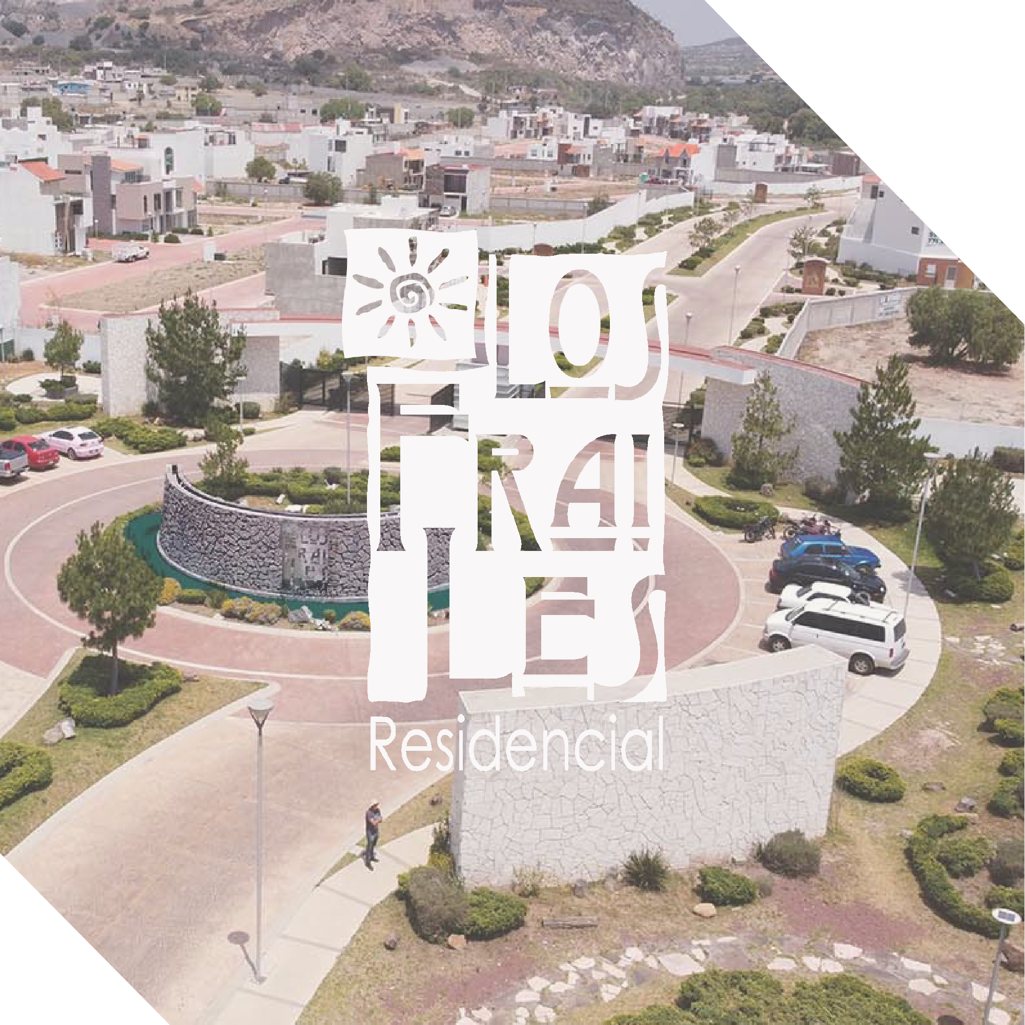 Vista aérea de Los Frailes Residencial